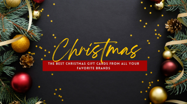 The best Christmas gift cards from all your favorite brands