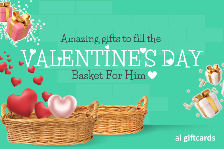 Amazing gifts to fill the Valentines Day basket for him
