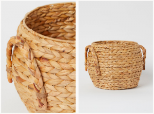 Handmade straw basket