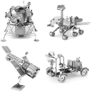 Amazon-com-Set-of-4-Metal-Earth-3D-Laser-Cut-Models-Hubble-Telescope-Apollo-Lunar-Rover.